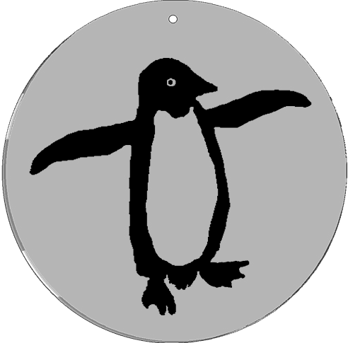 CineSpinner 3 1/2" Penguin